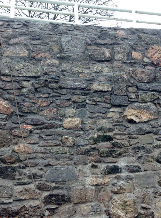 Stone wall at Mountwise