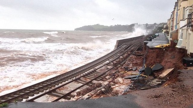 Eroded Railway Line